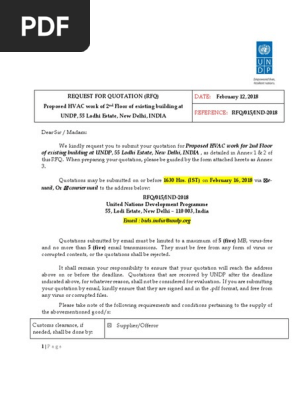 \request for quotation