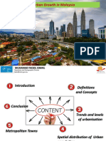 Urbanisation and Urban Growth in Malaysia