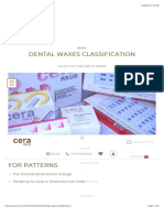 2 DENTAL WAXES CLASSIFICATION – CERAREUS