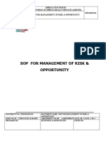 SOP For Management of Risk & Opportunity