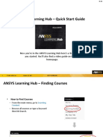 ANSYS Learning Hub - Quick Guide & FAQs PDF