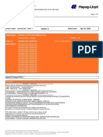 Work Order: Department: Hapag-Lloyd Guatemala S.A. Phone: +0 Order To: Interlogic Service Distribution