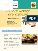 Rol de Los Alcaldes en La Educación