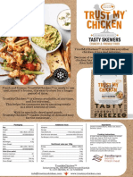 Trust My Chicken InfoSheet Tasty Skewers