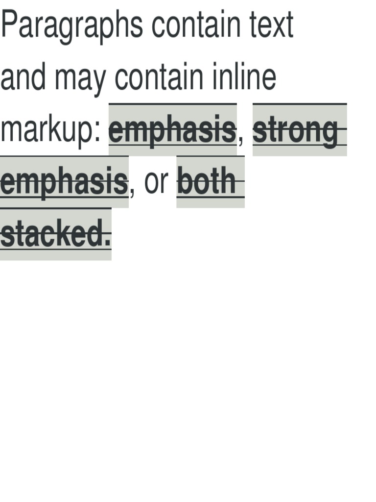Understanding Text Paragraphs and Markup | PDF