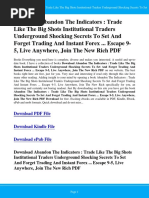 How To Trade XAUUSD A Cheat Sheet | PDF | Gold As An Investment ...