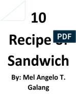 10 Recipe of Sandwich