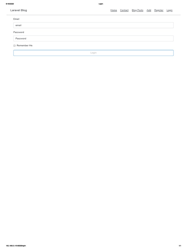 Login | PDF