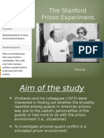 Stanford Prison Experiment - PowerPoint