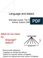 03 Language and Dialect 1 Yr