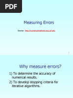 Measuring Errors: Source