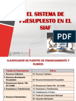 El Sistema de Presupuesto en El Siaf PDF