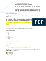 Prueba de Hipótesis e Intervalos de Confianza 2019 I Ua