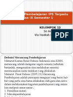 Merancang Pembelajaran Ips Terpadu KLS Ix