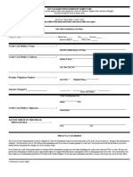 Credit Card Payment SSA-714 Form