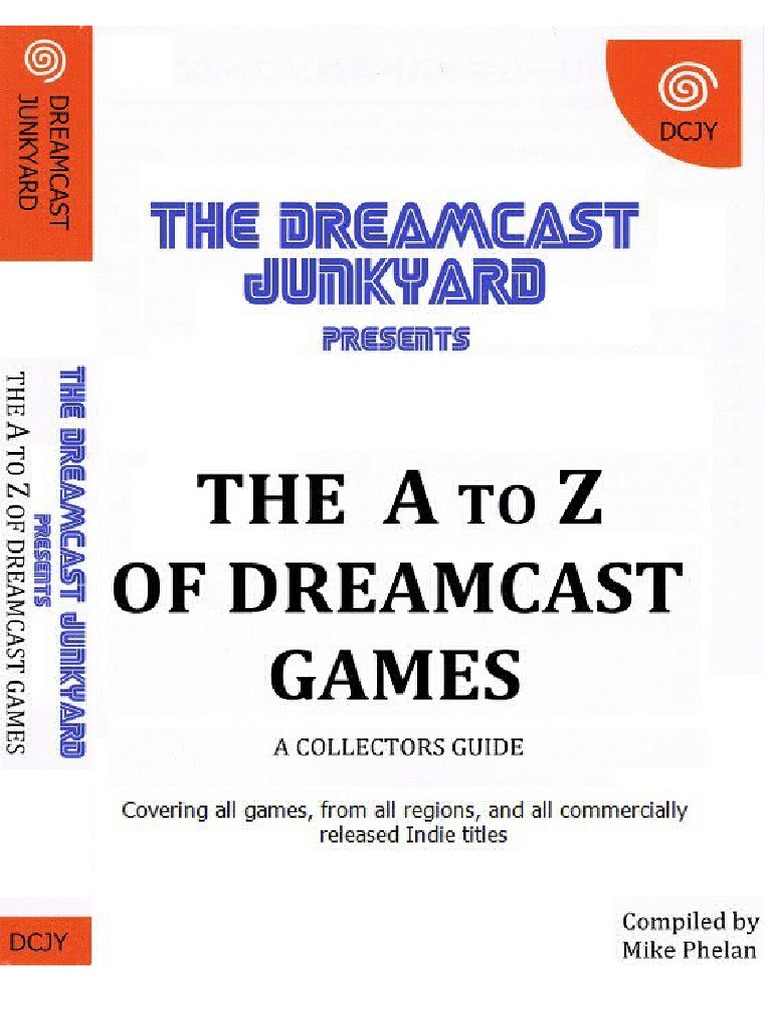 A To Z of Dreamcast Games PDF | PDF | Video Game Consoles | Video 