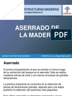 Aserrado de La Madera: Análisis de Estructuras Maderas