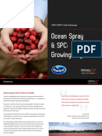 Ocean Spray & SPC: Growing Together: CASE STUDY - Food & Beverage