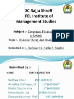 GIDC Rajju Shroff ROFEL Institute of Management Studies: Subject:-Corporate Finance (CF)
