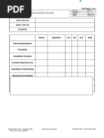 Army Vehicle QA/QC Inspection Sheet | PDF