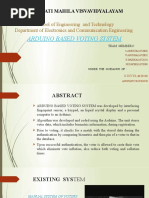 Arduino Based Voting System: Sri Padmavati Mahila Visvavidyalayam