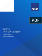 NHP Price Catalogue NZ PDF