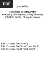 Java - Io.File File (String Directorypath) File (File Dirobj, String Filename)