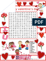 Valentines Day Wordsearch With Key Wordsearches - 40931