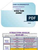 Planificare Calendaristica Clasa I 20182019 Noua