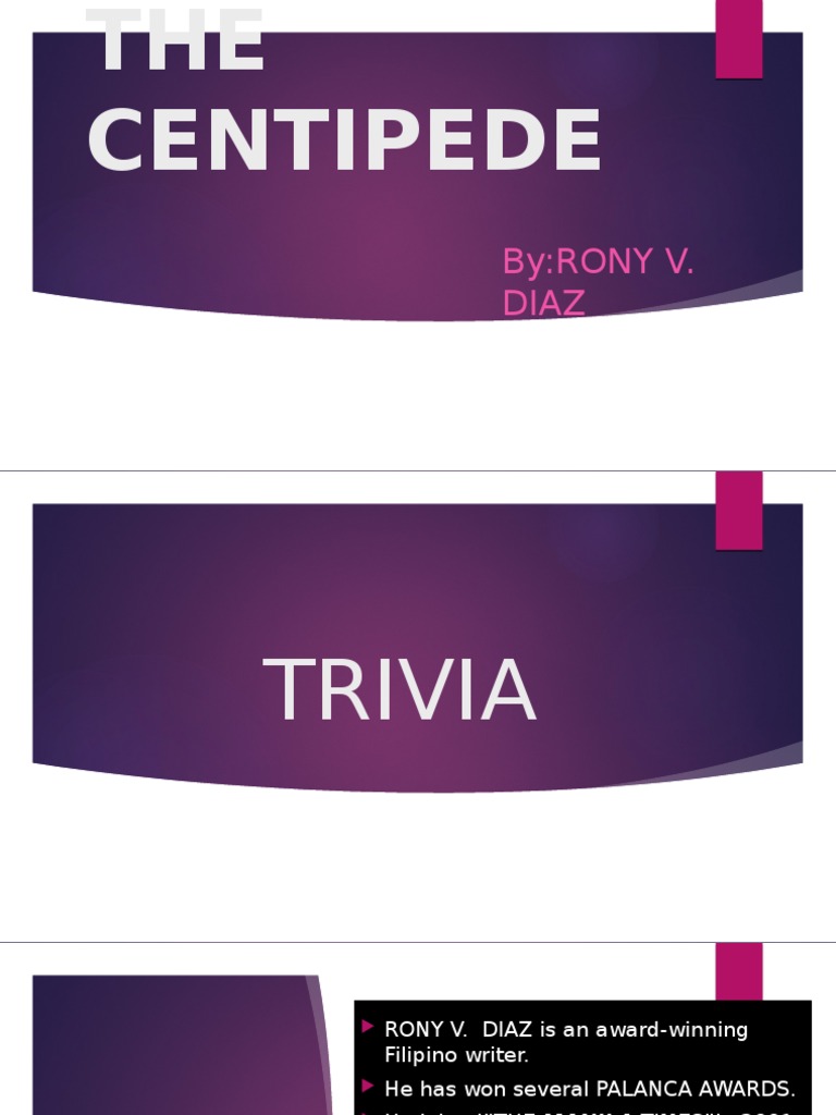 A Comprehensive Summary and Analysis of Rony V. Diaz's Short Story 'The