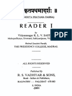 Samskrita Prathamadarsa - KLV Sastri 2001 PDF