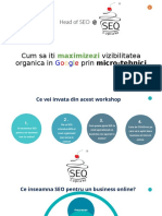 SEO Cupcake BizTool Academy - Cum Sa Iti Maximizezi Vizibilitatea Organica in Google Prin Micro-Tehnici