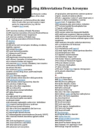 Differentiating Abbreviations From Acronyms: Muscle