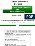 ADC (Analog-To-Digital Converter) and Sensor Interfacing