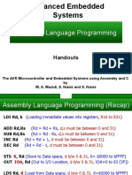 Assembly Language Programming: Handouts