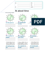 How To Talk About Time Oefeningen Oplossingen