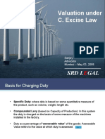 C. Excise Valuation Law
