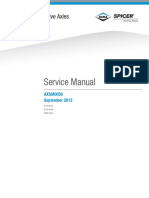 Service Manual: Spicer Single Drive Axles