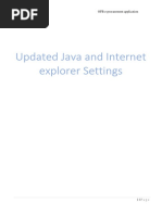 Java and System Settings