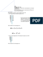 Matemáticas MCM