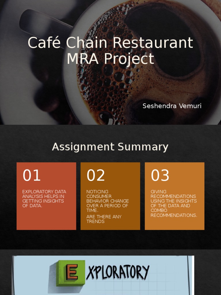 Insights on Café Chain Sales Trends | PDF | Food And Drink | Business