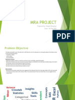 Mra Project: Prepared By: Deepak Batabyal Date:-09 Feb 2020