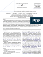 Water-soluble chitosan antimicrobial activity