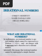 Irrational Numbers