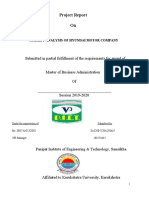 Project Report On: Submitted in Partial Fulfillment of The Requirements For Award of