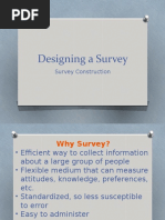 Designing A Survey