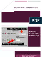 Liability for Unlawful Dividend Distributions