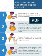 How To of A Mask: Put On, Use, Take Off and Dispose