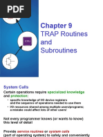 TRAP Routines and Subroutines