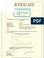 AeraMax Pro AMIII FLU Cert 160516 Test en laboratoire 99,99� elimination virus H1N1 en 35 min